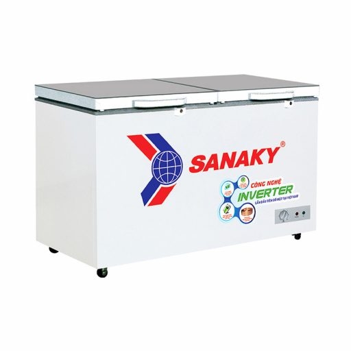 Tủ đông Sanaky Mặt Kính Inverter 208 lít VH-2599A4K (Màu xám)
