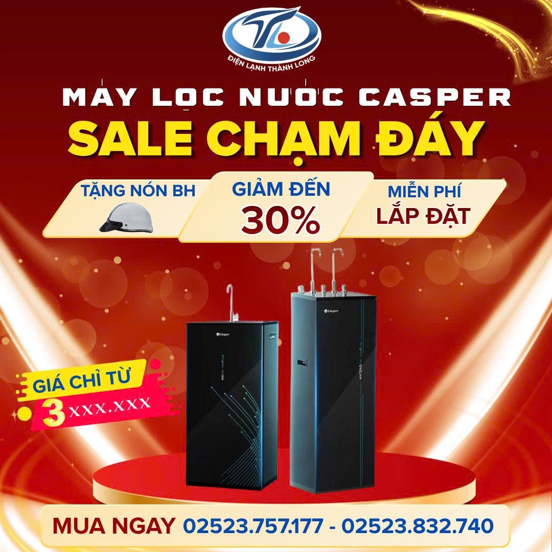 banner lọc nước Casper